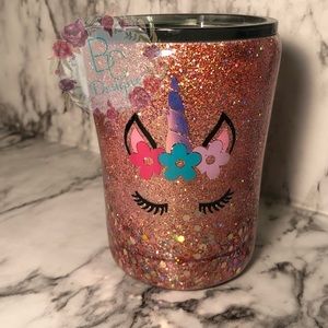 Beautiful unicorn 10 oz tumbler